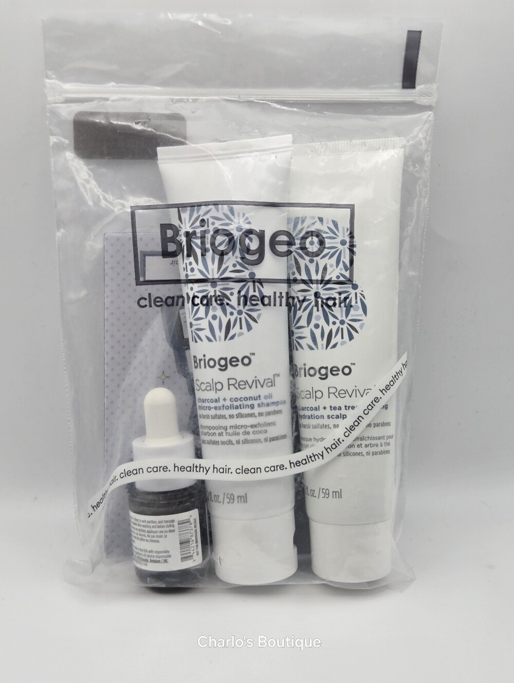 Briogeo Scalp Revival SET OF 3 Shampoo, Mask, & Treatment - NEW  In Sealed Bag